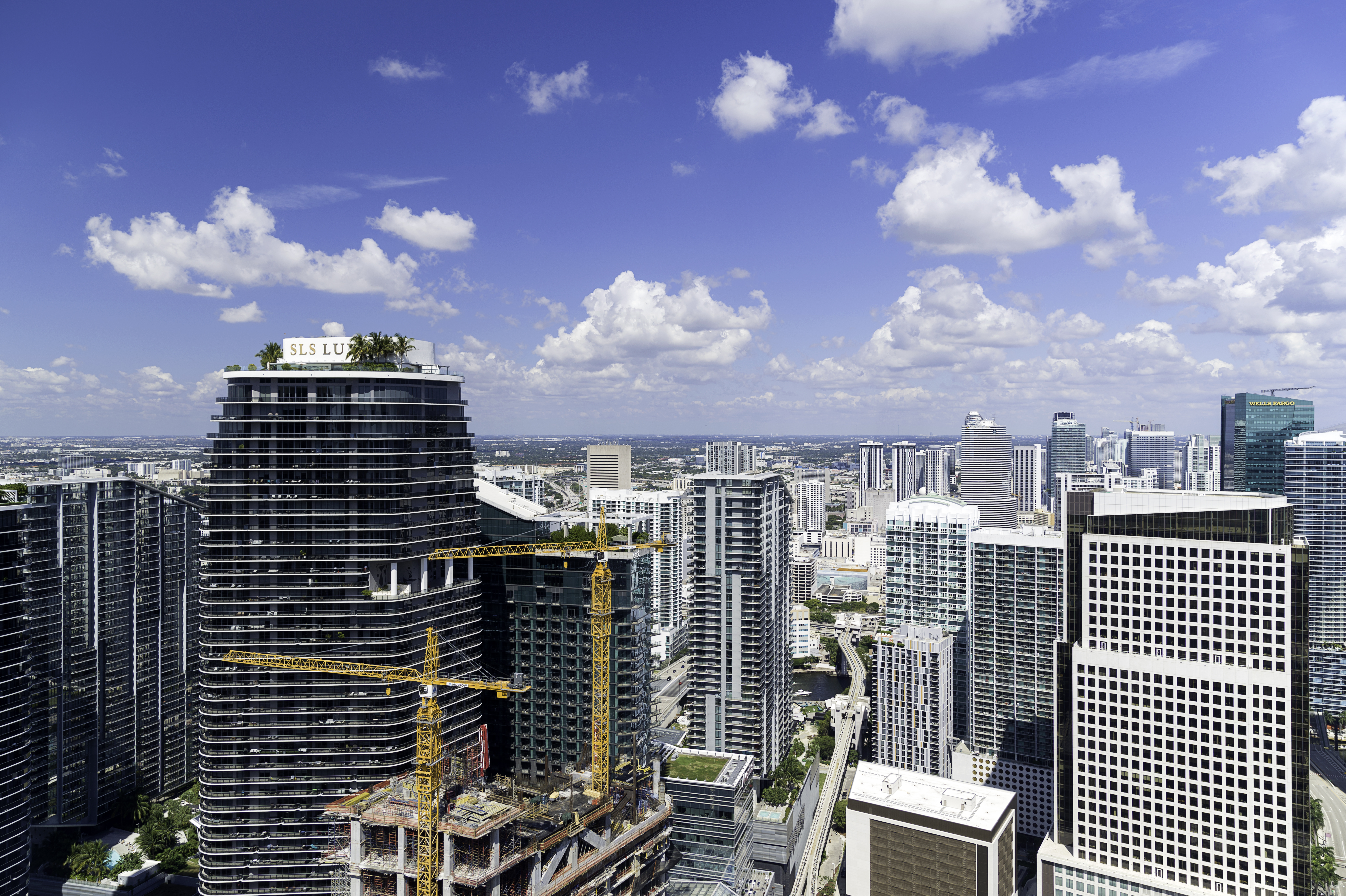 888 Brickell Unit 44B North View - Downtown and Midtown from Floor 45